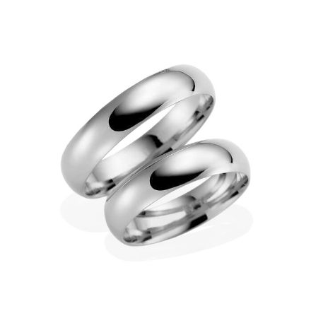 Samboerringer i sølv, 4 mm. ESPELAND - SE104SI40 Samboerringer i sølv, 4 mm. ESPELAND - SE104SI40