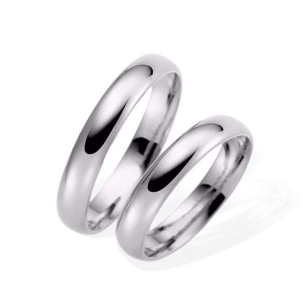 Samboerringer i sølv, 4 mm. ESPELAND - SE102SI40 Samboerringer i sølv, 4 mm. ESPELAND - SE102SI40