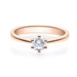 Enstens diamantring Diona 14 kt gull med 0,40 ct TW-Si.Magic Moments -18001040 