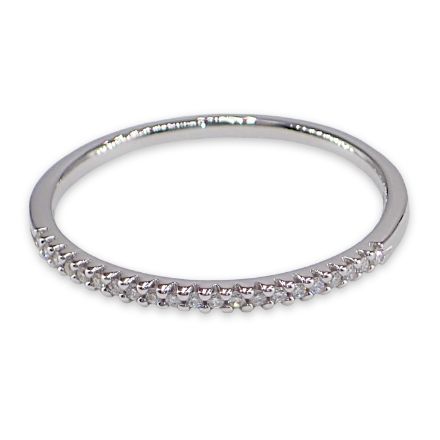 Diamantring i hvitt gull med 0.09 ct W-Si - BUR536727 Diamantring i hvitt gull med 0.09 ct W-Si - BUR536727