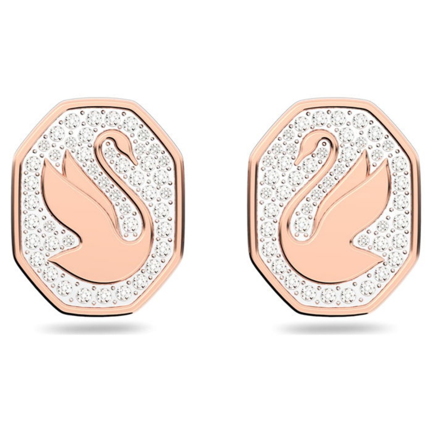 Swarovski øredobber Signum stud, rose - 5621105