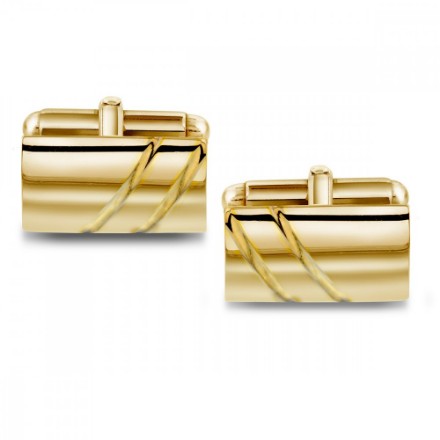 Mansjettknapper i forgylt sølv med metall bakstykke. Rhodinert - 64901 Mansjettknapper i forgylt sølv med metall bakstykke. Rhodinert - 64901