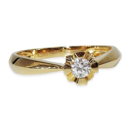Diamantring forlovelsesring  Evita 0,10 ct W-Si-501100 Diamantring forlovelsesring  Evita 0,10 ct W-Si-501100