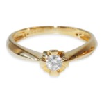 Diamantring forlovelsesring  Evita 0,10 ct W-Si-501100