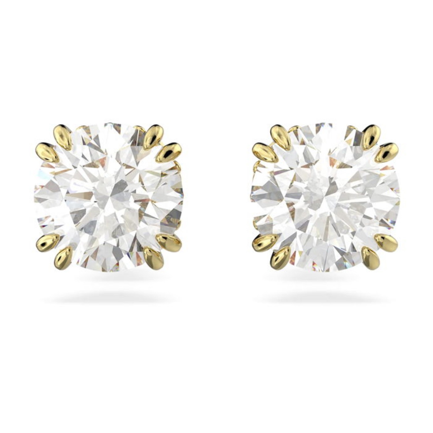 Swarovski øredobber Constella stud, gult - 5642595