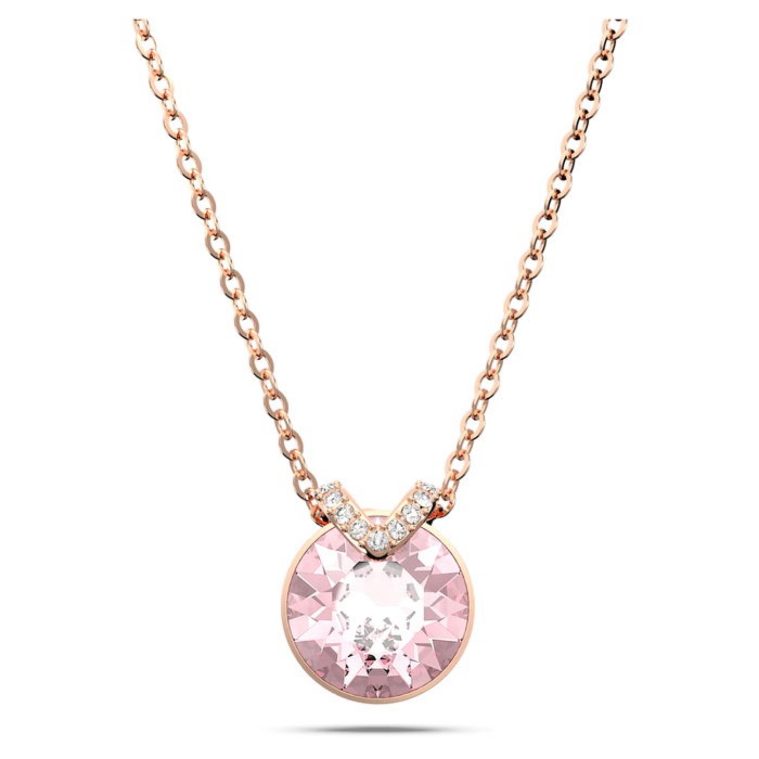 Swarovski smykke Bella V Round cut, rose - 5662088