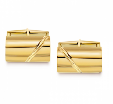 Mansjettknapper gult gull - 54156 Mansjettknapper gult gull - 54156