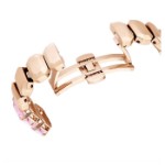 Swarovski klokke Octagon cut bracelet, pink, rose - 5630837