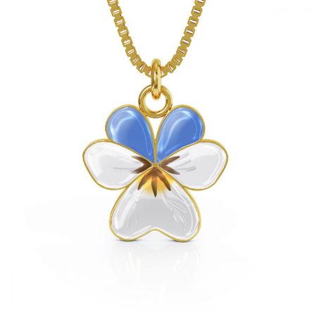 Smykke i forgylt sølv Blå natt og dag. LIV - 860112 Smykke i forgylt sølv Blå natt og dag. LIV - 860112