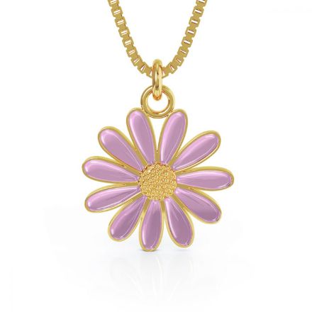 Smykke i forgylt sølv Lilla margeritt. LIV - 860318 Smykke i forgylt sølv Lilla margeritt. LIV - 860318