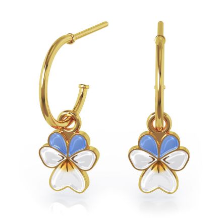 Ørepynt i forgylt sølv Blå natt og dag. LIV - 700112 Ørepynt i forgylt sølv Blå natt og dag. LIV - 700112