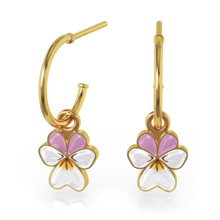 Ørepynt i forgylt sølv Lilla natt og dag. LIV - 700118 Ørepynt i forgylt sølv Lilla natt og dag. LIV - 700118