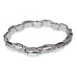 Armbånd i hvitt gull, 19 cm, bredde 7,4 mm - 181507419
