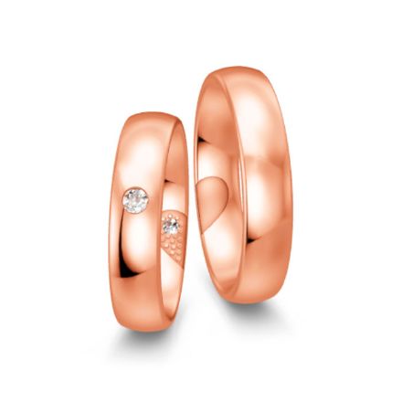 Gifteringer i rødt gull14kt fra Breuning. DESIGNRING 2 - 4806655  Gifteringer i rødt gull14kt fra Breuning. DESIGNRING 2 - 4806655