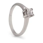 Diamantring i hvitt gull med 0,05 ct W-Si - 3062023