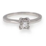 Diamantring i hvitt gull med 0,05 ct W-Si - 3062023