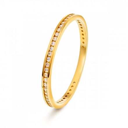 Gullring  med zirkonia -50356  Gullring  med zirkonia -50356