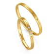 Gifteringer i gult gull 14 kt, 2 mm. BASIC SLIM - 4804319