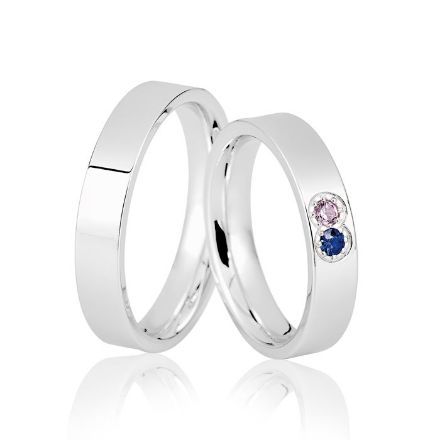 Gifteringer fra Breuning hvitt gull 14kt, 4.5 mm. INFINI- 4806575 Gifteringer fra Breuning hvitt gull 14kt, 4.5 mm. INFINI- 4806575