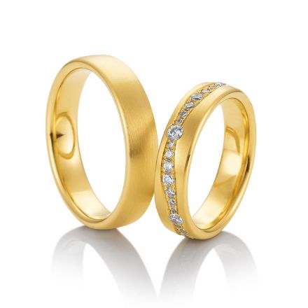 Gifteringer fra Breuning i gult gull 14 kt, 5 mm. INSPIRATION 6 - 4804251 Gifteringer fra Breuning i gult gull 14 kt, 5 mm. INSPIRATION 6 - 4804251