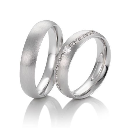 Gifteringer fra Breuning i hvitt gull 14 kt, 5.5 mm. INSPIRATION 6 - 4804257 Gifteringer fra Breuning i hvitt gull 14 kt, 5.5 mm. INSPIRATION 6 - 4804257