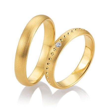 Gifteringer i gult gull 14 kt, 4 mm. BASIC LIGHT - 4805705 Gifteringer i gult gull 14 kt, 4 mm. BASIC LIGHT - 4805705