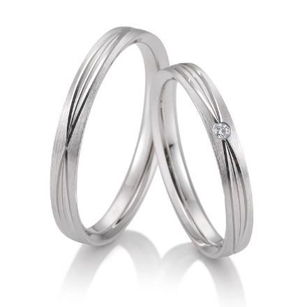 Gifteringer i hvitt gull 14 kt, 3 mm. BASIC LIGHT - 4805711 Gifteringer i hvitt gull 14 kt, 3 mm. BASIC LIGHT - 4805711