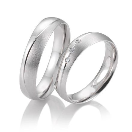 Gifteringer i hvitt gull 9 kt, 5 mm. BASIC LIGHT - 14805719 Gifteringer i hvitt gull 9 kt, 5 mm. BASIC LIGHT - 14805719