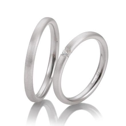 Gifteringer i hvitt gull 14 kt, 2.5 mm. BASIC LIGHT - 4805733 Gifteringer i hvitt gull 14 kt, 2.5 mm. BASIC LIGHT - 4805733