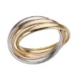 Tre gullringer i en, 3-farget - BUR501376