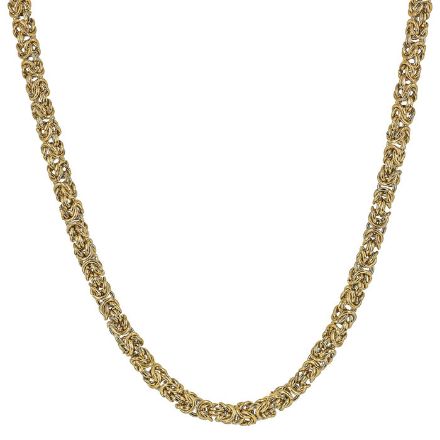 Herrekjede Nero i forgylt stål, 48cm/6cm – 366677 Herrekjede Nero i forgylt stål, 48cm/6cm – 366677