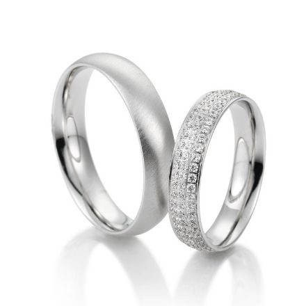 Gifteringer fra Breuning hvitt gull 14 kt, diam. 0.956 ct, 4.5 mm. Lounge - 4805171 Gifteringer fra Breuning hvitt gull 14 kt, diam. 0.956 ct, 4.5 mm. Lounge - 4805171