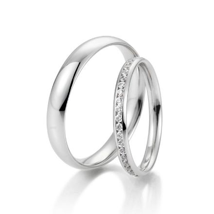 Gifteringer fra Breuning i hvitt gull 14 kt, 2.5 mm. LOUNGE - 4805173 Gifteringer fra Breuning i hvitt gull 14 kt, 2.5 mm. LOUNGE - 4805173