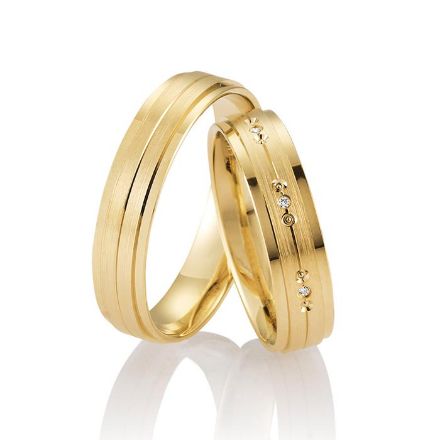 Gifteringer i gult gull 14 kt, 5 mm. LOOP - 4830013 Gifteringer i gult gull 14 kt, 5 mm. LOOP - 4830013