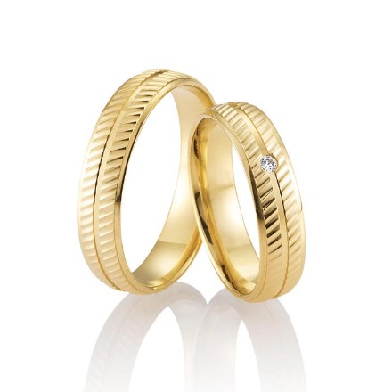 Gifteringer i gult gull 14 kt, 5 mm. LOOP - 4830009 Gifteringer i gult gull 14 kt, 5 mm. LOOP - 4830009