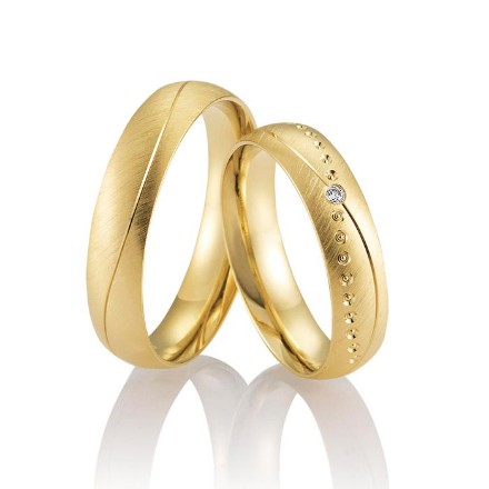 Gifteringer i gult gull 14 kt, 5 mm. LOOP - 4830007 Gifteringer i gult gull 14 kt, 5 mm. LOOP - 4830007