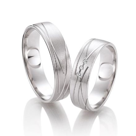 Gifteringer i hvitt gull 14 kt, 5.5 mm. Smart line - 4807083 Gifteringer i hvitt gull 14 kt, 5.5 mm. Smart line - 4807083