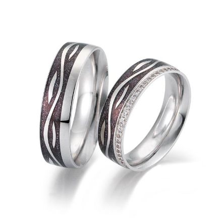 Gifteringer i hvitt gull 14 kt, 6 mm. JANOU - 4806551 Gifteringer i hvitt gull 14 kt, 6 mm. JANOU - 4806551