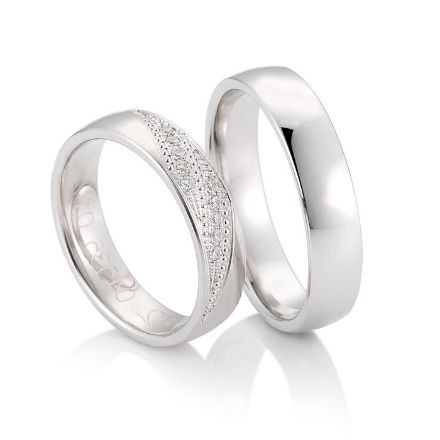 Gifteringer fra Breuning hvitt gull 14 kt, diam. 0.100 ct, 5 mm. Joy 2 - 4804535 Gifteringer fra Breuning hvitt gull 14 kt, diam. 0.100 ct, 5 mm. Joy 2 - 4804535