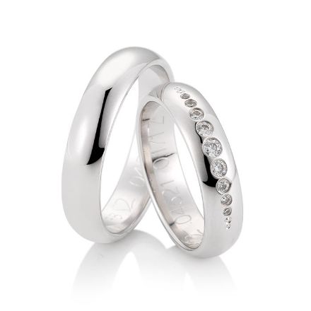 Gifteringer fra Breuning hvitt gull 14 kt, diam. 0.171 ct, 5 mm. Joy 2 - 4804521 Gifteringer fra Breuning hvitt gull 14 kt, diam. 0.171 ct, 5 mm. Joy 2 - 4804521