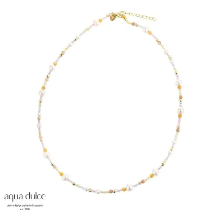 Halskjede i forgyldt sølv. PASTEL LOVE - 52610 Halskjede i forgyldt sølv. PASTEL LOVE - 52610