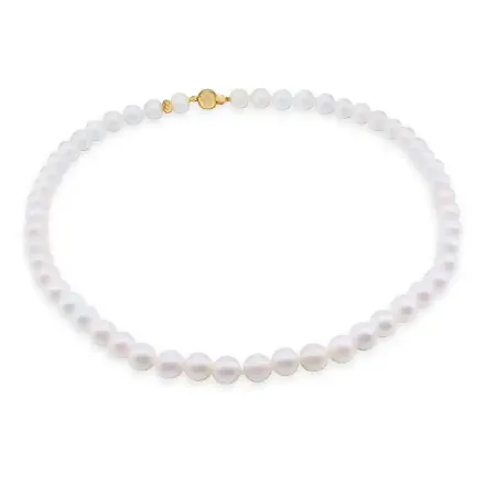 Perlekjede med Akoya perler 7,5-8 mm, lås i 18 kt gull - 22451-04 Perlekjede med Akoya perler 7,5-8 mm, lås i 18 kt gull - 22451-04