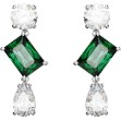Swarovski øredobber Mesmera drop, Mixed cuts, hvitt - 5665878