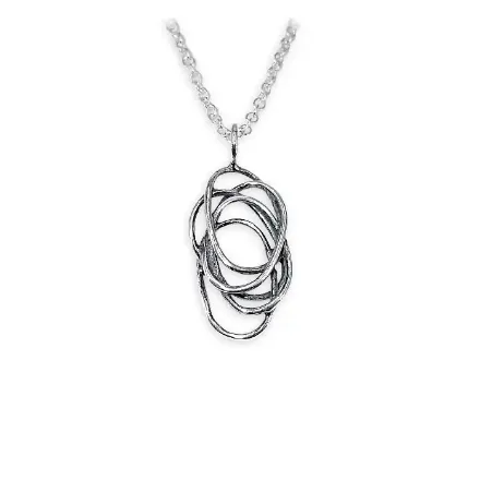 Smykke i sølv Flor ovalt. HILLESTAD - ALIDA264S Smykke i sølv Flor ovalt. HILLESTAD - ALIDA264S