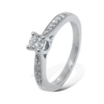 Diamantring forlovelsesring Azur 0,35 ct TW (G)-Si. GIA - ABR109635