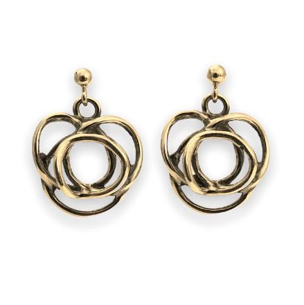 Øredobber i bronse Flor. HILLESTAD - ALIDA261 Øredobber i bronse Flor. HILLESTAD - ALIDA261