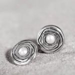 Øredobber i tinn Rede. HILLESTAD - AB402T