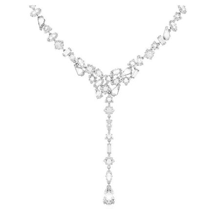 Swarovski collier Mesmera Y, blandede kutt, hvit - 5661520 Swarovski collier Mesmera Y, blandede kutt, hvit - 5661520