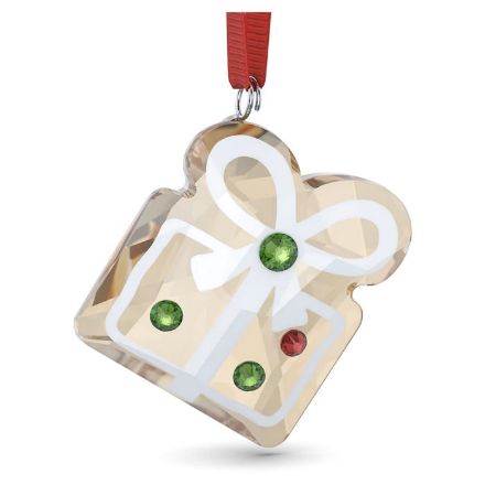 Swarovski figurer Holiday Cheers Gingerbread Gift gaveornament - 5656278 Swarovski figurer Holiday Cheers Gingerbread Gift gaveornament - 5656278