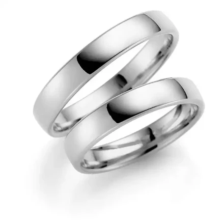 Gifteringer i hvitt gull 14 kt, 4 mm. ESPELAND - SE101HV40 Gifteringer i hvitt gull 14 kt, 4 mm. ESPELAND - SE101HV40